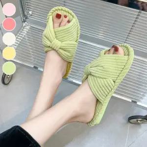 거실화 회사실내화 층간소음방지 폭신한 꼬임 슬리퍼