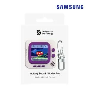 삼성 정품 갤럭시 버즈4 / 버즈4프로 레트로 픽셀 숲 케이스