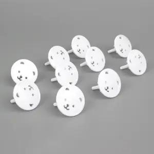 곰돌이 콘센트 멀티탭 안전 마개 덮개 10개입