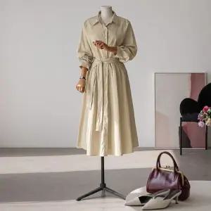 (안나앤플러스) 데렌 벨트 셔츠 원피스[드레스EC21] 빅사이즈