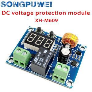 XH-M609 보호 배터리 충전기 모듈 DC 12V-36V 저전압 차단 스위치 과방전 보드