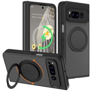 구글 픽셀 폴드 케이스 마그네틱 킥스탠드 포함 무광 충격 방지 폰 커버 초슬림 폴더블 스크린 전용