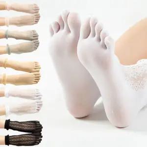 여성 여자 여름 패션 통풍 발목 망사 발가락 양말 MAB5+5jKw