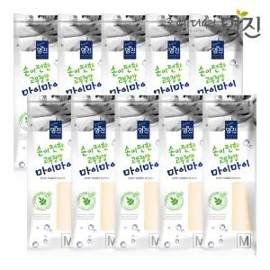 명진 마이마이 고무장갑 중형 M 아이보리 X 10개