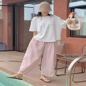 에브리 윈드 절개 밴딩 팬츠 (one color)