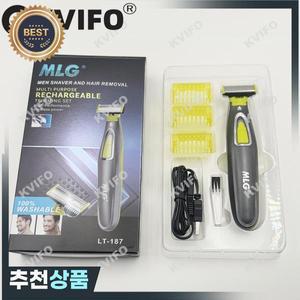 MLG LT-187 USB 전기 면도기 손 바디 그루밍 수염 스타일링 겨드랑이 가슴 털 제거 남성용 - 원 블레이드