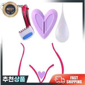 여성 비키니 전용 프라이빗 면도 스텐실 섹시한 음모 면도기 친밀한 쉐이핑