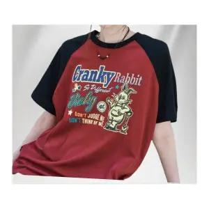 꼼파뇨 CPGN STUDIO 피키 레빗 레글런 반팔티 버건디