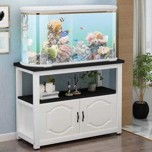 철제 축양장 어항장 박람회 화이트 2자 우드 칠판 60x30x70 수조선반 거실 거북이