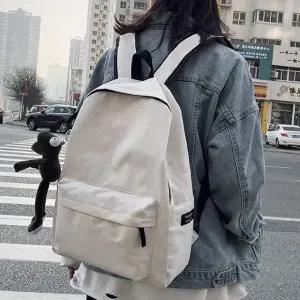 가벼운 남자 여자 책가방 베이직 대학생 디자인 백팩