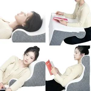 맘즈웰 베개 경추 등받이 거북목 목디스크 역류성 쿠션 올인원 배게