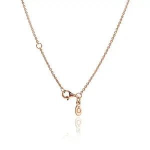 [브랜드 주얼리] 580413 45cm 클래식 케이블 체인 로즈 목걸이