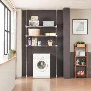 베란다 KT 접이식 스텐 고급선반(3단)