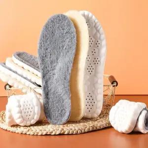 양모 깔창 겨울 양털 구름 푹신한 쿠션 통기성 우수 보온 운동화 부츠 인솔