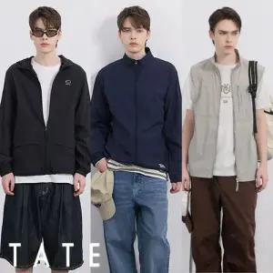 [TATE] 테이트 26SS 남성 에어리 윈드테크 유틸리티 점퍼 2종 + 베스트 1종 (총 3종)