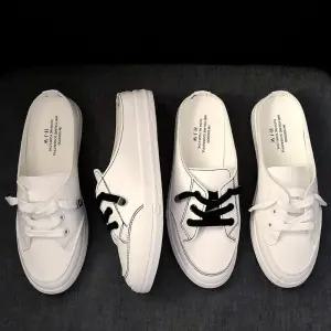 편한신발 스티치 포인티드 여성 뮬 슬립온 MFNC-230011