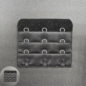 브라 연장후크 브래지어 연결후크 고리 끈 3단 검정색 브라끈