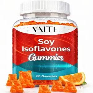 여성용 대두 이소플라본 보충제 - 폐경 핫 플래시 호르몬 균형 제니스테인 이소플라본이 함유된 뼈 지원