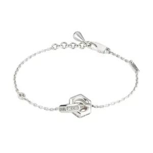 (케이스,쇼핑백포함)(공식매장AS가능)선물포장  지오메트릭 G 체인 실버 팔