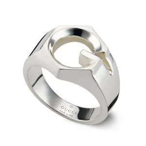 (케이스,쇼핑백포함)(공식매장AS가능)선물포장  지오메트릭 G 와이드 실버