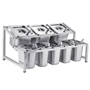 업소용 양념통 조미료 소스볼 스텐 반찬통 스테인레스