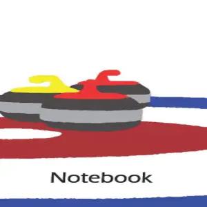 컬링 버튼 스톤 - 노트북 메모장 6인치 x 9인치 (15 22cm) 안감 있는 100페이지 A5 버튼/스톤 모티브가