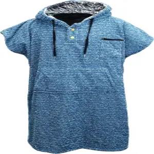 오픈 로드 굿즈 서핑 폰초/성인 후드 타월/습복 갈아입기 가운 - 차콜 블랙/인디고 블루; 바다 거북이의