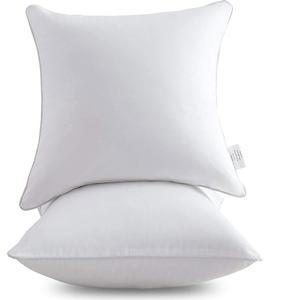 리든 16 x 베개 삽입물(2개 삽입물 장식 소파 세트) 및 정사각형 홈 16인치 있는 커버가 - 던지기 면 데코용 100% 침대