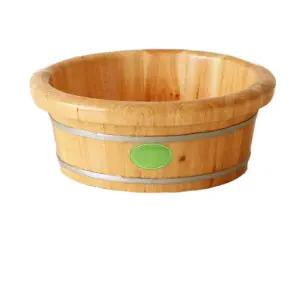 나무 족욕통 히노끼 바가지 스파 세숫대야 53cm 직경