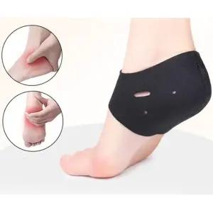 힐가드 통기성 보습 뒤꿈치 보호대 양말 보행충격 발건강