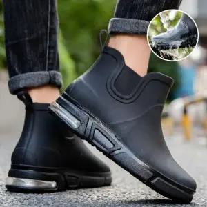 [룽스]에어쿠션 남성 하이탑운동화 레인부츠