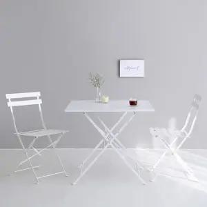 몰튼 빈티지테이블 8080 WFT048 + 빈티지 의자 WFC061 2개 2인세트 당일발송