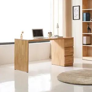 캠퍼스 원목 책상 1500 서재 거실 테이블 컴퓨터책상 공부방 학생가구 일자