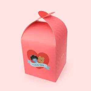 제이오스토어 선물상자 네오 120X120X190MM 디저트 화이트데이 조립