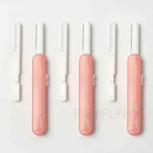 눈썹칼 3세트 핑크 얼굴솜털제거 눈썹정리 눈썹정리칼 눈썹제모기 눈썹다듬기