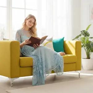 크레쉬  아쿠아패브릭 2인용소파(소쿠션별매)/미니소파/카페/원룸/휴게실