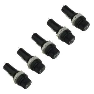 ZZHXSM 5PCS 전기 패널 장착 6X30mm 퓨즈 홀더 유리 튜브 보호기