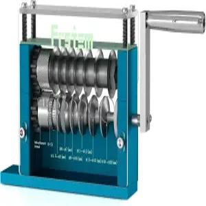 9채널 7 블레이드가 장착된 프스템 수동 또는 드릴 구동 와이어 스트 기계 006079 핸드 크랭크 드릴이 65MN