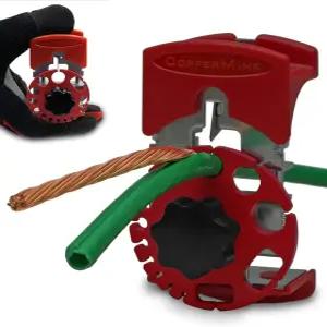 구리 광산 수동 와이어 스트리핑 도구 ？ 최대 716인치의 고철 및 케이블을 위한 휴대용 스트 기계 사용이