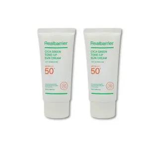 리얼베리어 시카 그린 톤업 선크림(SPF50+) 50ml, 2개