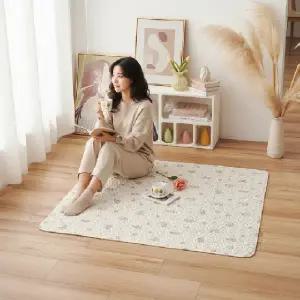 워셔블 대형 거실 러그 카페트 먼지 밀림 방지 사계절 인테리어 200x300cm