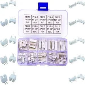 Ssighuy PH 20 헤더 JST 20mm 피치 IC 소켓 플러그 어댑터 커넥터 JSTPH 2P 3P 4P 5P 6P 7P 8P 10P 12P DIP