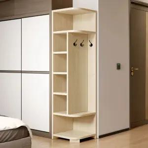 책장 북타워 수납장 코너 수납 원목 서재 회전 블랙 심플