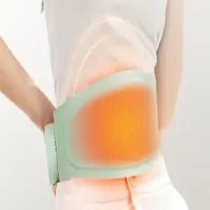SiaaSoo 생리 스마트 허리 발열 슬림웜 온열복대 휴대용 배찜질기 벨트 복부