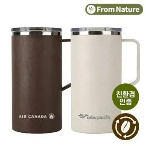 텀블러 답례품 오피스 기념품 스텐 바쏘 단체 커피가루 머그 600ml