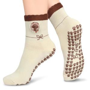 By Grits 귀여운 필라테스 그립 양말, 논슬립 바레 & 요가 양말