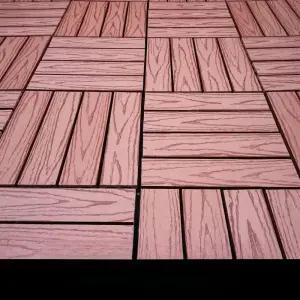 조립식 블록 DIY 발코니 베란다 바닥 가든 우드 데크 원목 합성목재 타일 조각 마루