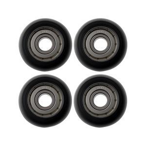 에어로 필라테스 리포머 기계에 적합한 4PCS 롤러 휠 매끄럽고 무소음 스크롤 블랙