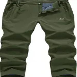 고푸네 남성 스노우 스키 방수 소프트쉘 팬츠 야외 방풍 따뜻한 등산 보온 바지