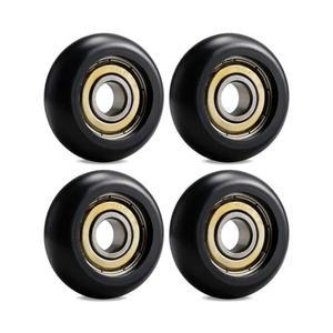 에어로 필라테스 리포머용 교체 롤러 휠 장착, 4개